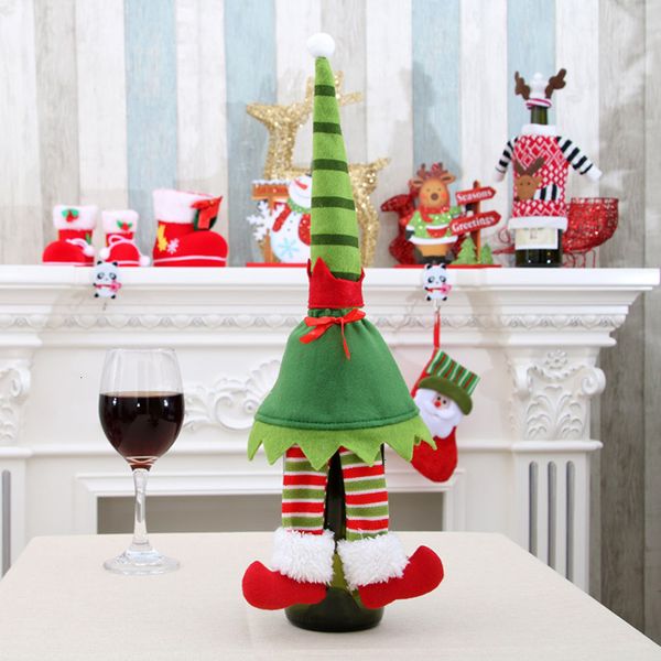 

red dhl sets fairy bottle champagne wine bags christmas decorations