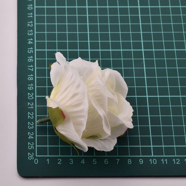 

30pcs 7cm artificial pink rose silk flower heads for wedding decoration diy wreath gift box scrapbooking craft fake bbyrmp