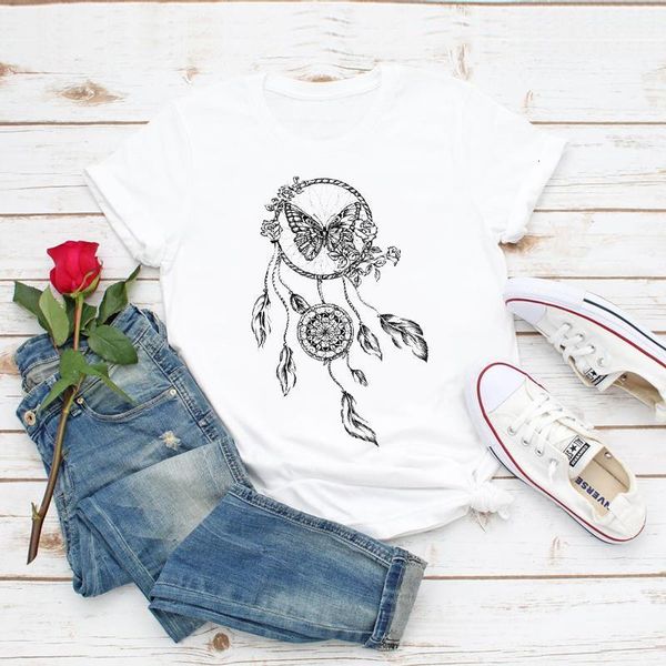 

women print clothes vintage painting feather cute lady summer t graphic shirt t-shirts female ladies womens tee t-shirt, White