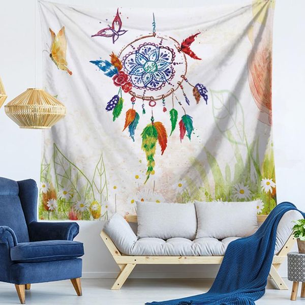 

богемский гобелен настенные гобелены dreamcatcher pattern decor геометрическая стена ткань напечатанный тапизовый дом дом дома спальня декор
