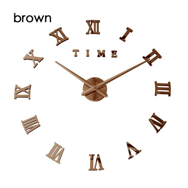 

3d настоящие большие настенные часы устремлены зеркало наклейки diy гостиная домашняя декор моды часы по прибытии кварцевые 6 wmtvma phargar