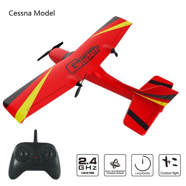 

drones z50 cessna rc plane 2.4g gyro rtf 2ch epp foam remote control airplane 350mm wingspan model glider drone r/c jet air flying toys