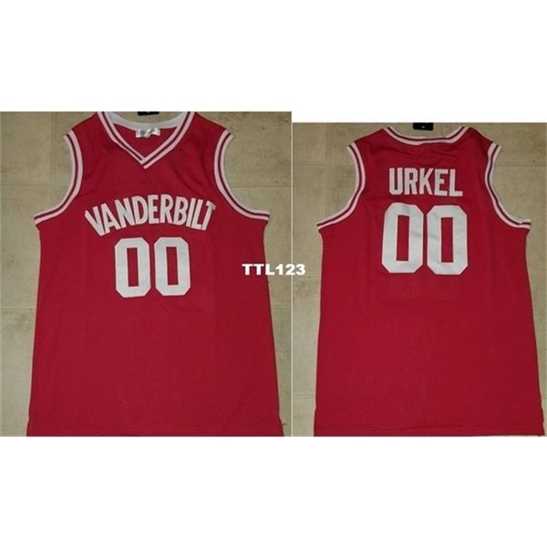 

age men steve urkel 00 vanderbilt muskrats basketball full embroidery size s-4xl or custom any name or number jersey, Black