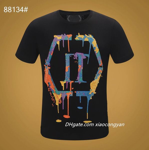 

2020 new fashion brand t-shirt star designer spring summer color sleeves vacation short sleeve tees casual letters printing t-shirt #6035, White;black