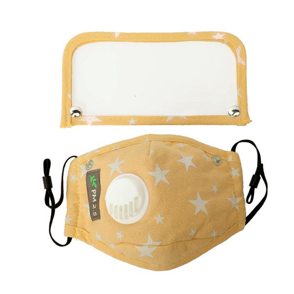 

masks kids breathing valve face and with transparent eye shield children anti dust fog fashion mouth mask 2pcs filter sh