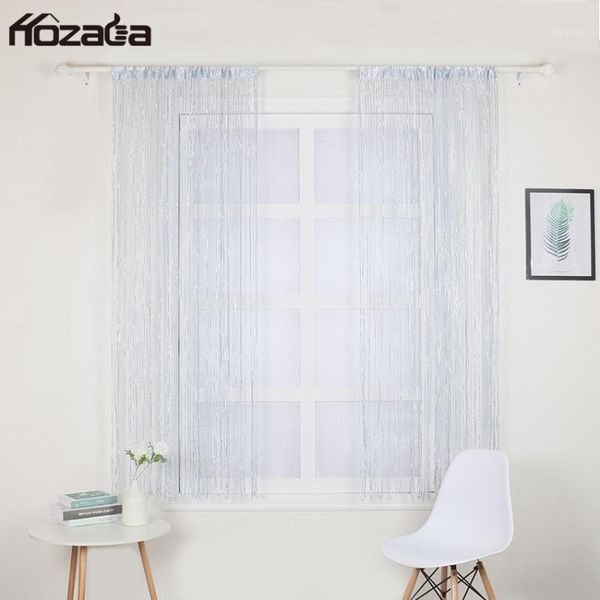

hozada 1pc curtains string curtains tassel flash line window door divider home wedding decoration draperies 100x200cm1