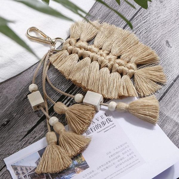 

1шт новый стиль bohemia leaf tassel fringed diy ювелирные изделия одежда сумка декоративные аксессуары ключей цепи подвеска ремесло хлопчато