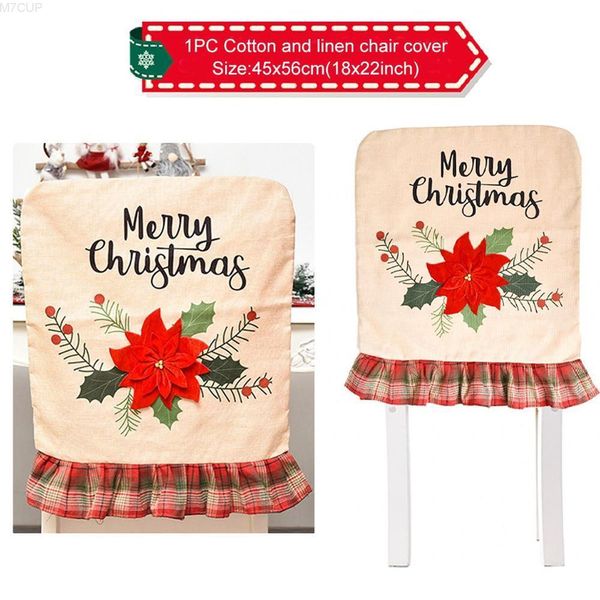 

christmas back covers dining chair cover slipcovers for xmas banquet holiday chritsmas decoration dha784