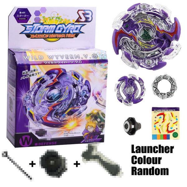 Burst Arena B-41 Wild Flying Dragon W mit Launcher Metal Fusion Toupie Battle Gyro Spinning Top Spielzeug für Jungen 8 Jahre Kinder LJ200923