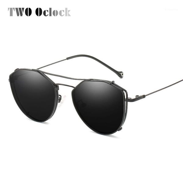 

two oclock prescription sunglasses myopia ladies clip on glasses polar optics metal frame for nearsighted myopia z171871, White;black