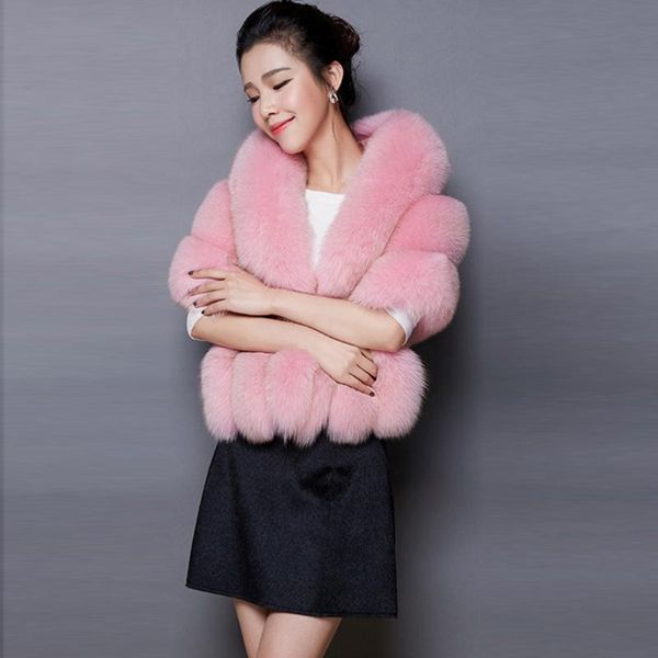 

scarves women plush winter bridal wedding shawl cape evening party soft faux fur wrap coat shrug bolero, Blue;gray