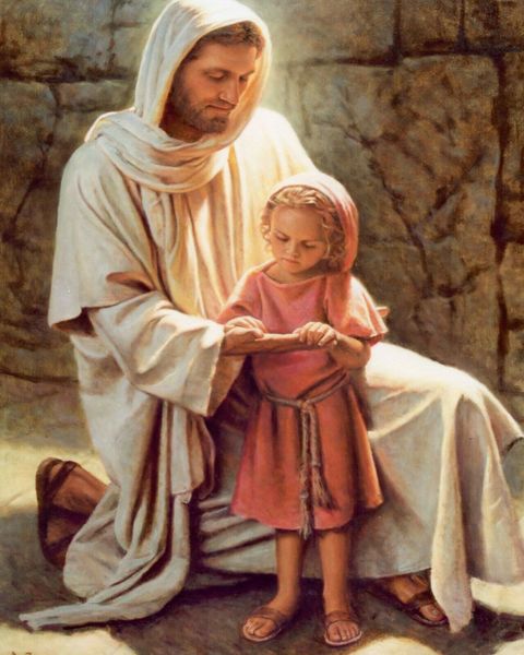 

католическая картина иисус с девушкой украшения дома картина маслом на холсте стены искусства холст картинки для декора стен 201123