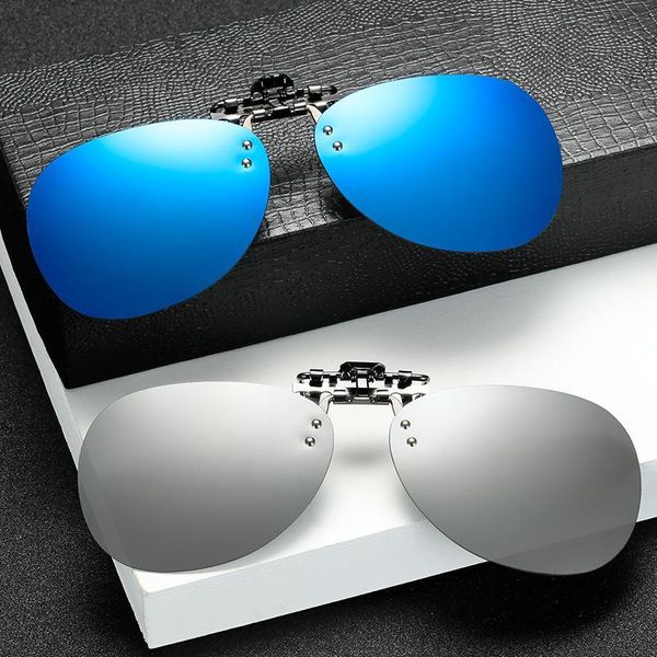 

clip sunglasses polarizing special fishing myopia driving night vision female toad lens man