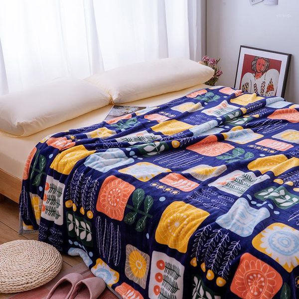 

sunflower thick blanket throw for bed warm winter sofa blanket cover1