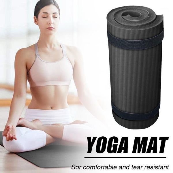 

new yoga mat 60*25*1.5cm abdominal wheel pad flat support elbow pad yoga auxiliary home gym workout mats1