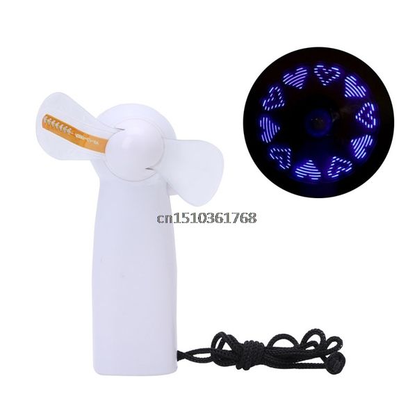 

уникальная светодиодная любовная шаблон ручной мини вентилятор super mute аккумуляторная батарея для охлаждения милый уникальный светодиод f