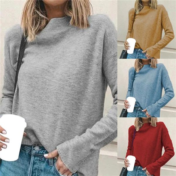 

turtleneck sweater autumn winter knitted jumper women's sweaters casual loose long sleeve pullovers female, White;black