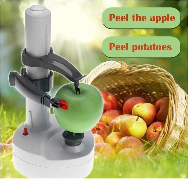 

electric peeler for fruit vegetables matic stainless steel peeler kitchen potato cutter two spare blades pot bbytxk