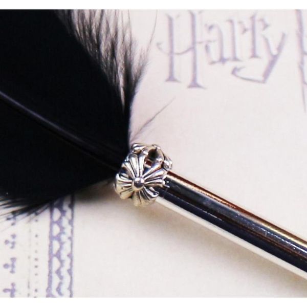 

fashion feather quill ballpoint pen 14colors ballpoint pens for wedding gift office scho wmtcyn item_home, Blue;orange
