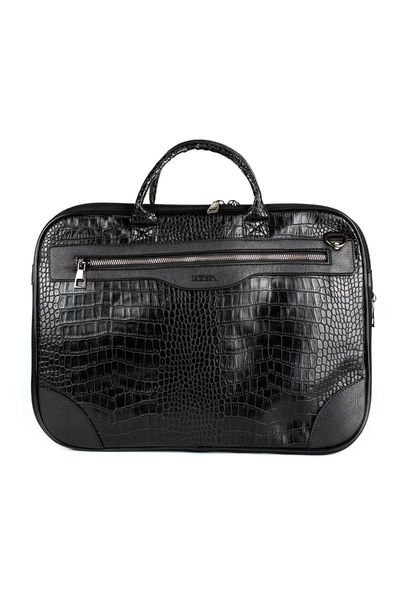

morca soft leather briefcase black