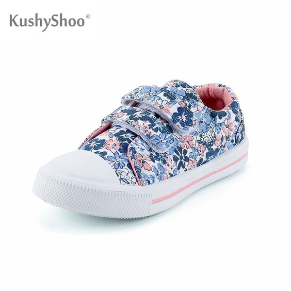 

kushyshoo baby girls sneakers soft sole flowers outdoor boys sport kids shoes children canvas shoes zapatos y201028, Black