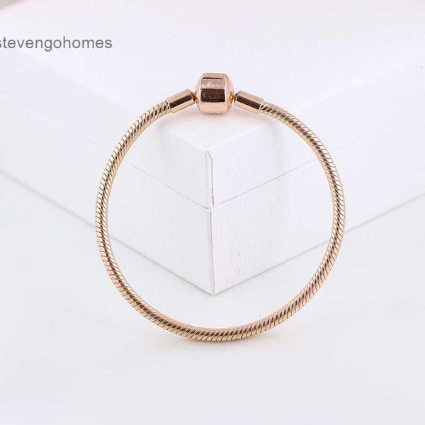 

snake silver rose gold classic fanpandoradi bone s925 chain diy accessories bracelet