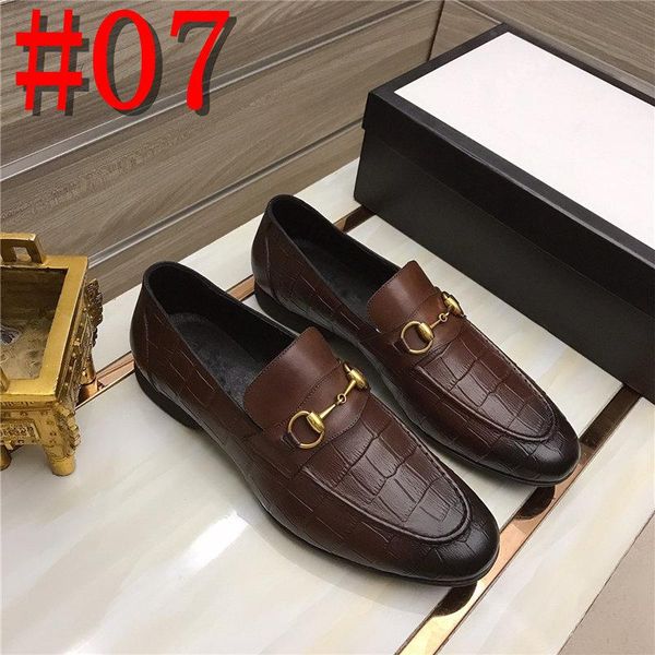 

md elegant shoes men classic wedding dress office shoes men 2020 loafers men brand shoes zapatos de hombre de vestir formal bona 11, Black