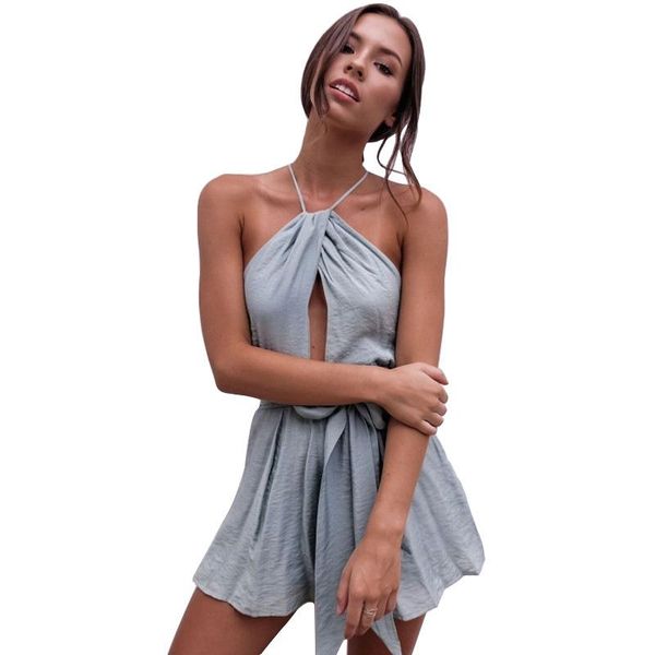 

slim fit sleeveless belt waist hugging slimming camisole onesie women's shorts streetwear costume, Black;white