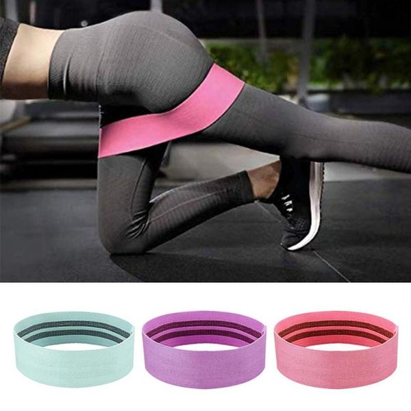 

fitness gym yoga hip leg glute squate training exercise resistance band belt
