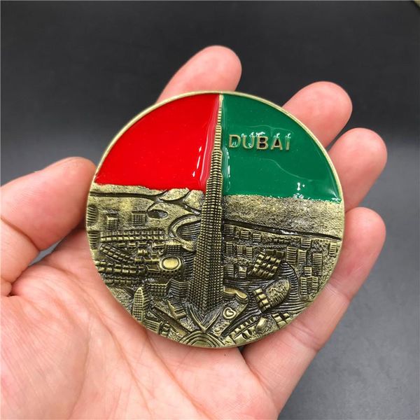 

dubai fridge sticker united arab emirates panoramic 3d refrigerator stickers resin magnetic tourism souvenirs crafts gifts wmtggr