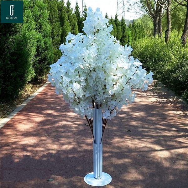 

imitation cherry tree artificial cherry blossom tree roman column road leads wedding mall opened props iron art flower doors