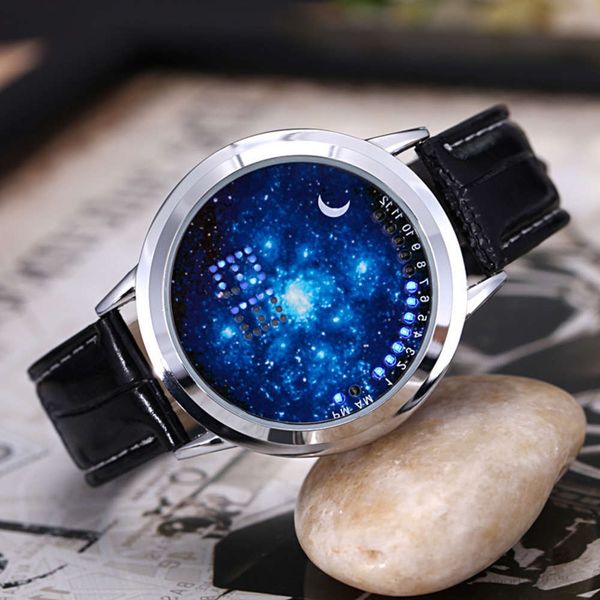 

korean fashion intelligent simple led luminous touch screen