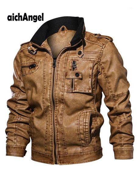 

jackets men slim fit casual outwear bomber jacket winderbreaker pu motorcycle leather jackets male fur coat dropshipping1, Black