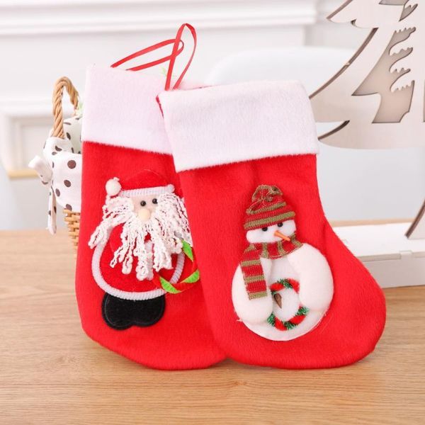 

christmas decorations supplies 21cm high-end stockings gift bags1