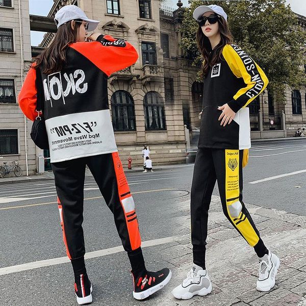 

women's tracksuit hoodies 2020 spring autumnnew arrival 2 piece set sweatshirt pants women sport suit spring sportswear female1, White