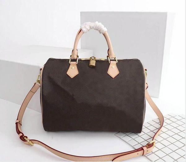 

new women leather boston bags inclined shoulder bag pillow mono handbag crossbody bags m41113 25cm 30cm 35cm
