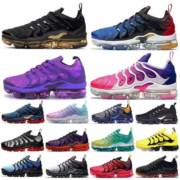 

new 2020 mens shoe sneakers tn plus breathable air cusion casual running shoes new arrival color us5.5-11 eur36-45, White;red