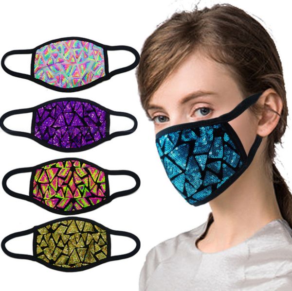 

the latest christmas masks, sequin style masks, beautiful dustproof and sunscreen cotton masks, washable, ing