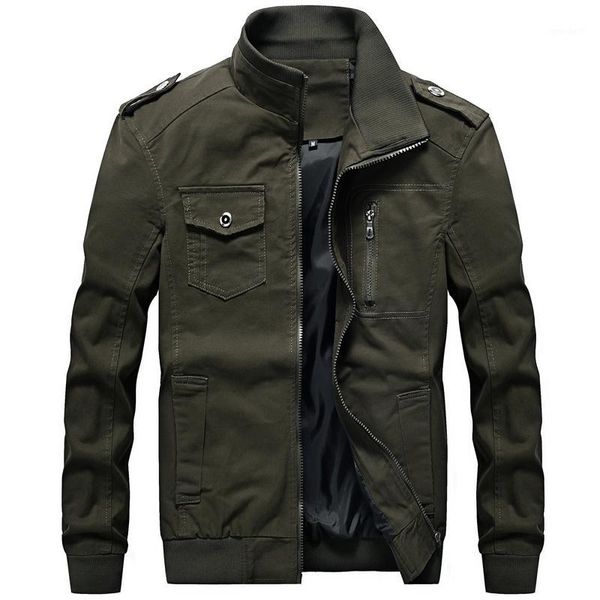 

men's jackets 111% cotton men jacket washed multi-pocket 2d clothing jaqueta masculino mens spring autumn stand collar 6xl1, Black;brown