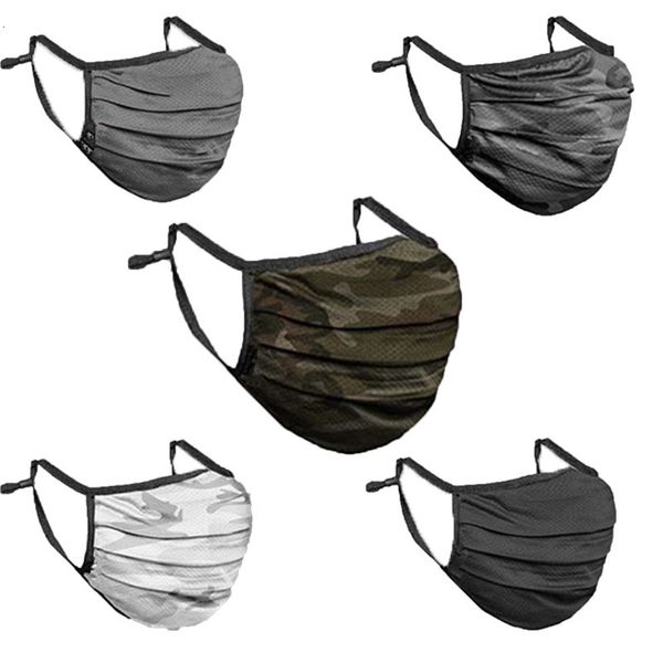 

washable factory camouflage face fashion breathable dust-proof reusable masks for men and women cycling mask ewb2633