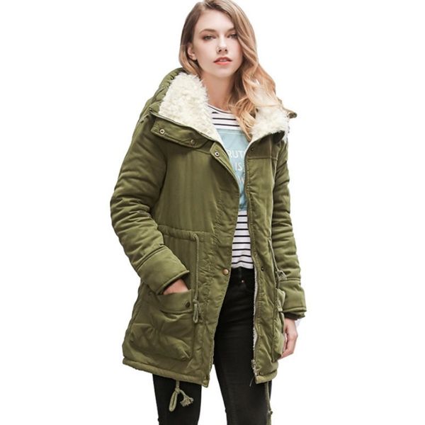 

winter jacket women warm coat long parkas female women coat jacket thickening cotton outwear parkas for women winter, Black;brown