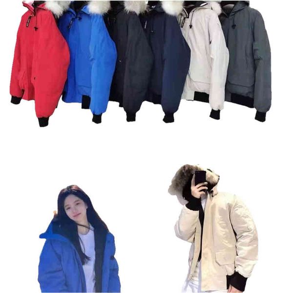

designer high version mens women winter jacket fourrure down parka homme chaquetas outerwear big fur hooded manteau coat doudoune, Black