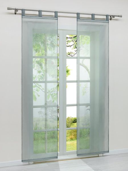 

2pcs/lot window curtain solid sheer tulle voile fabric screening modern window treatment for home living room tab top