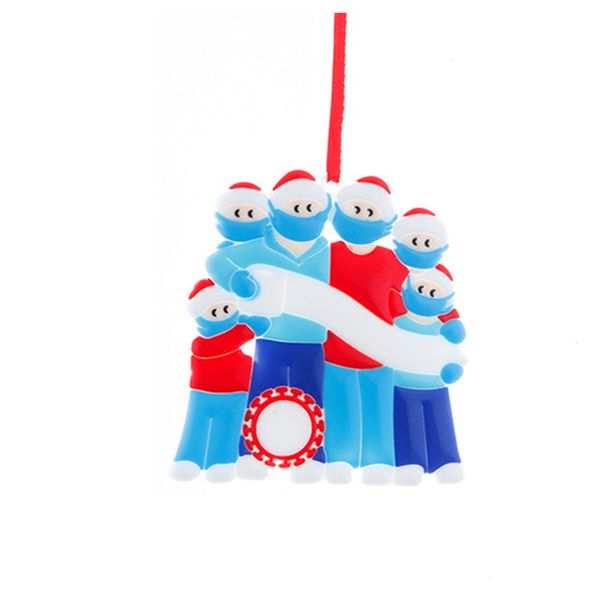

factoryholiday decoration survivor christmas plastic ornament happy wavopendant family trinkets 8*0.5*7cm small gifts paiy7u