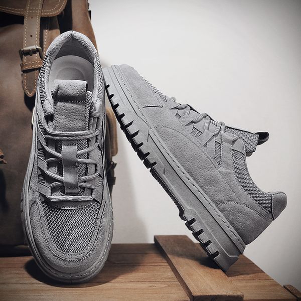 

2021 men women mesh breathable shoes fashion sneakers women shoes platform sneakers casual shoes women summer size 39-44, Black