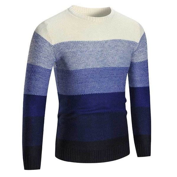 

men color sweater slim fit knitted o-neck warm pullovers autumn winter warm sweaters xin-shipping, White;black
