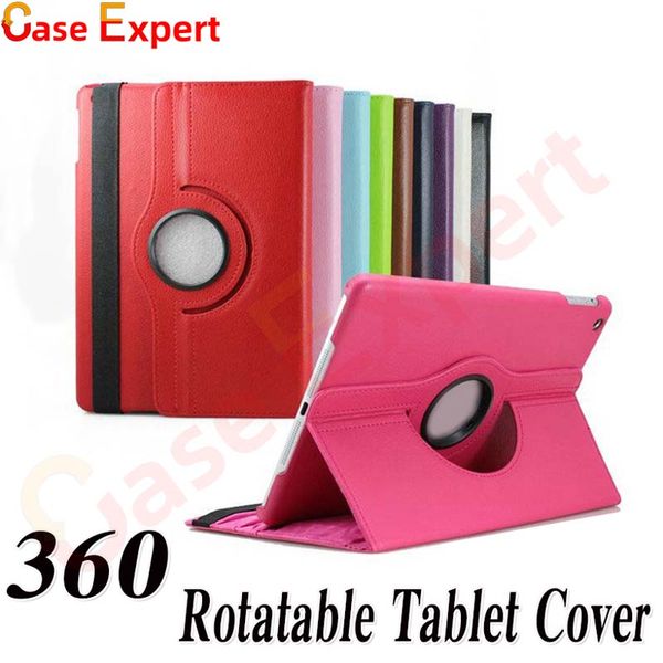 

360 degree rotation pu leather tablet cover cases for ipad mini 12345 234 air 5 6 ipads 11 pro 12.9 10.2 10.5