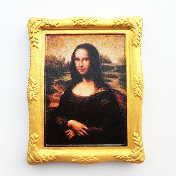 

world tourist fridge magnet souvenir louvre france famous painting mona lisa's smile magnets for crafts gift ideas jllrcw