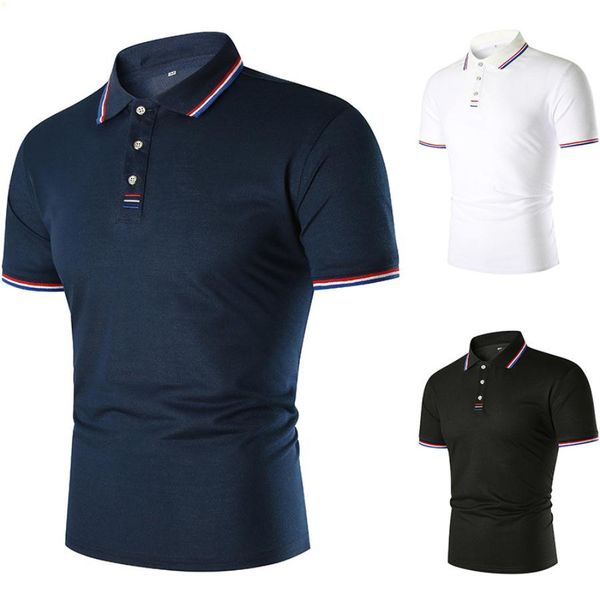 

collared designers mens polo t shirt fitness ropa fashion camisas de hombre summer dress classic t shirts hip hop t-shirt short sleeve crop, White;black