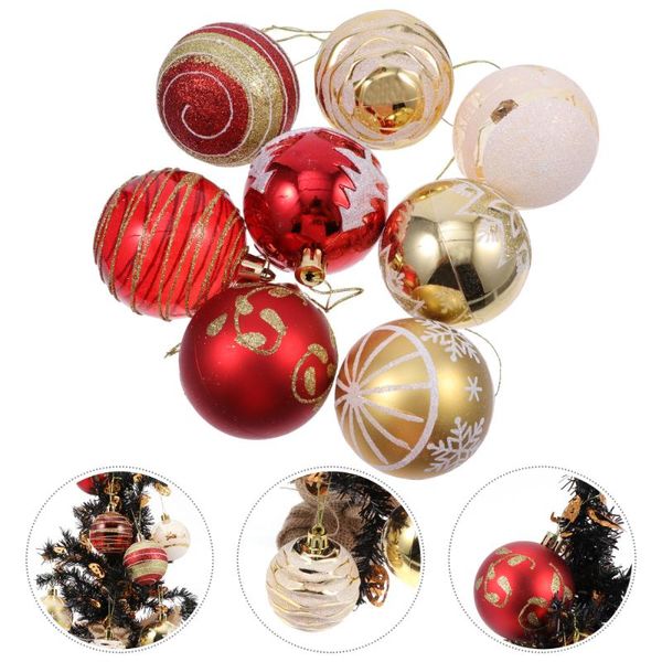 

party decoration 24pcs christmas ornaments xmas tree hanging showcase decor